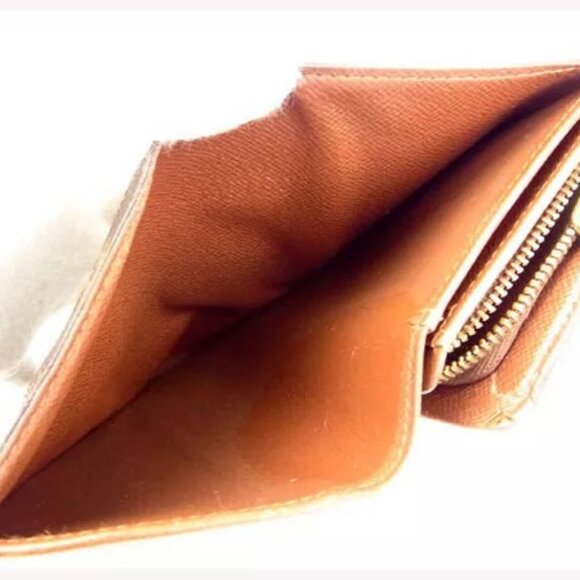 Louis Vuitton Wallet Purse Monogram Brown Woman Authentic - Picture 9 of 11